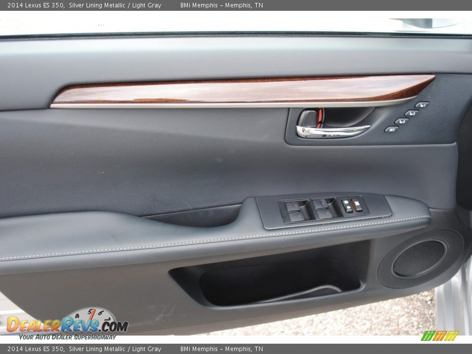 2014 Lexus ES 350 Silver Lining Metallic / Light Gray Photo #10