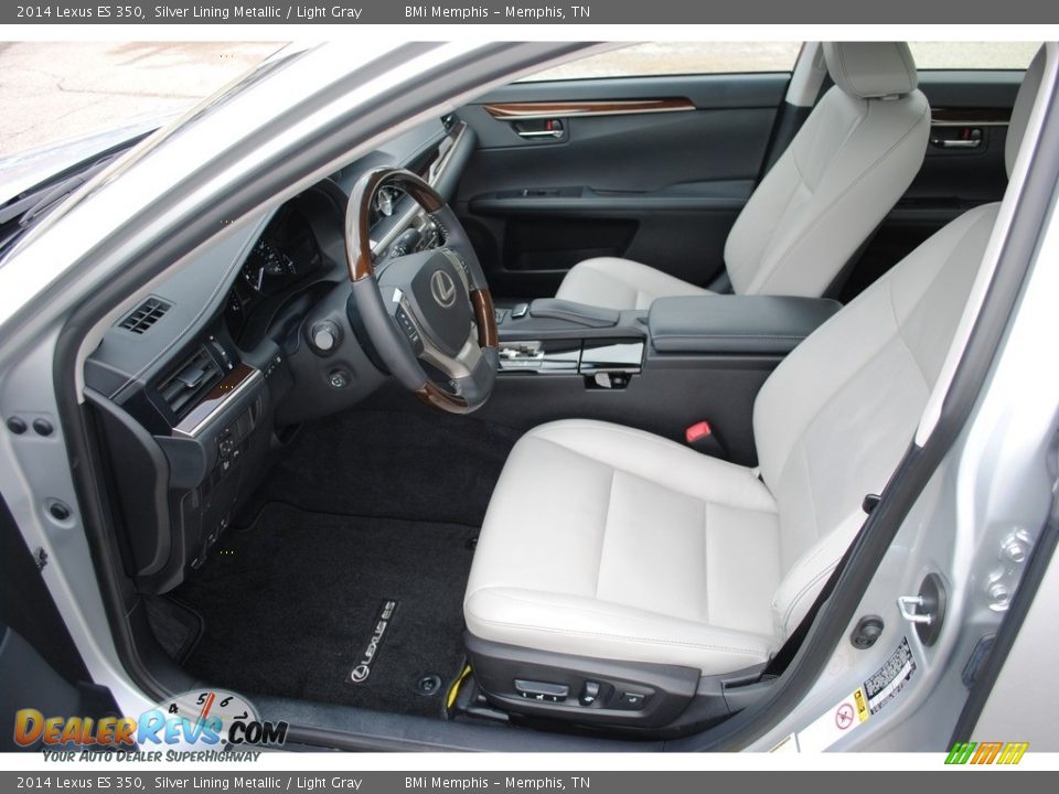 2014 Lexus ES 350 Silver Lining Metallic / Light Gray Photo #11