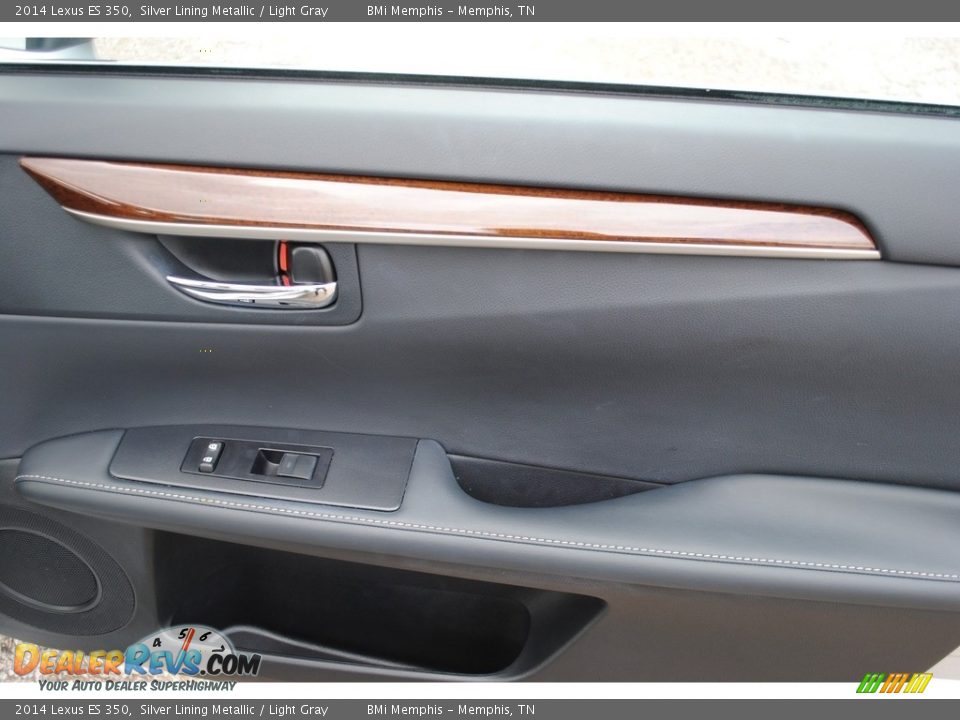 2014 Lexus ES 350 Silver Lining Metallic / Light Gray Photo #28