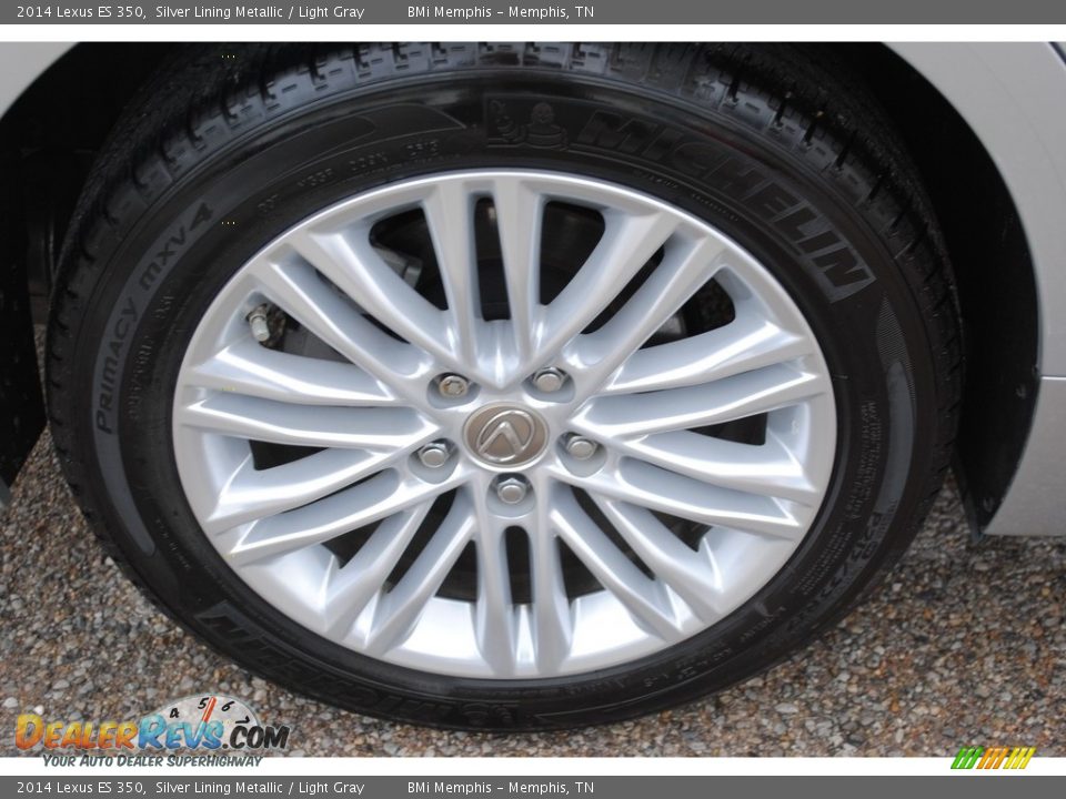 2014 Lexus ES 350 Silver Lining Metallic / Light Gray Photo #33