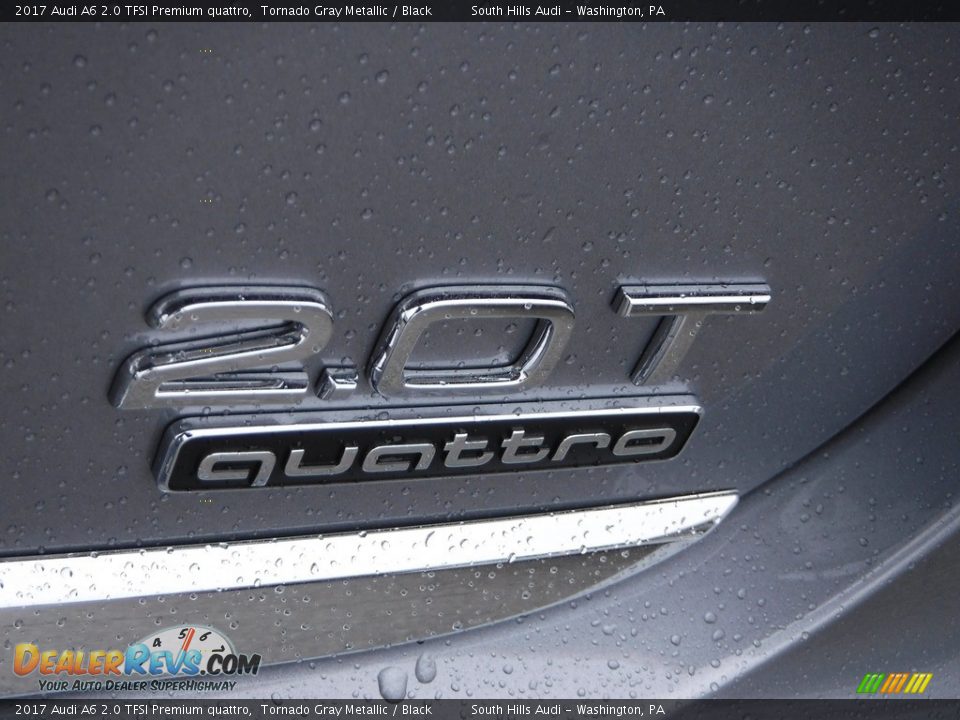 2017 Audi A6 2.0 TFSI Premium quattro Tornado Gray Metallic / Black Photo #14