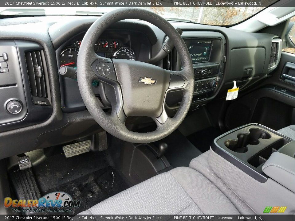 2017 Chevrolet Silverado 1500 LS Regular Cab 4x4 Summit White / Dark Ash/Jet Black Photo #9