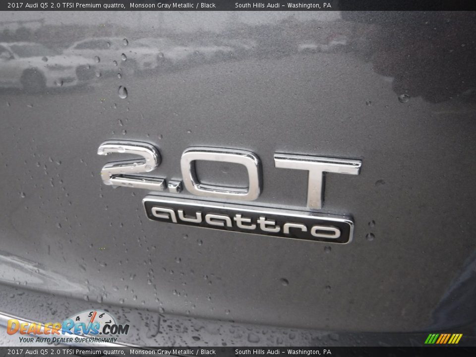 2017 Audi Q5 2.0 TFSI Premium quattro Monsoon Gray Metallic / Black Photo #12