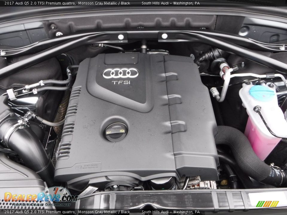 2017 Audi Q5 2.0 TFSI Premium quattro Monsoon Gray Metallic / Black Photo #15