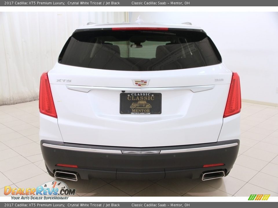 2017 Cadillac XT5 Premium Luxury Crystal White Tricoat / Jet Black Photo #18