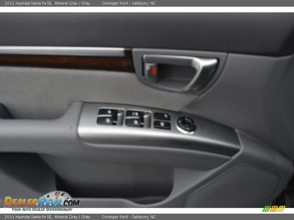 2011 Hyundai Santa Fe SE Mineral Gray / Gray Photo #8