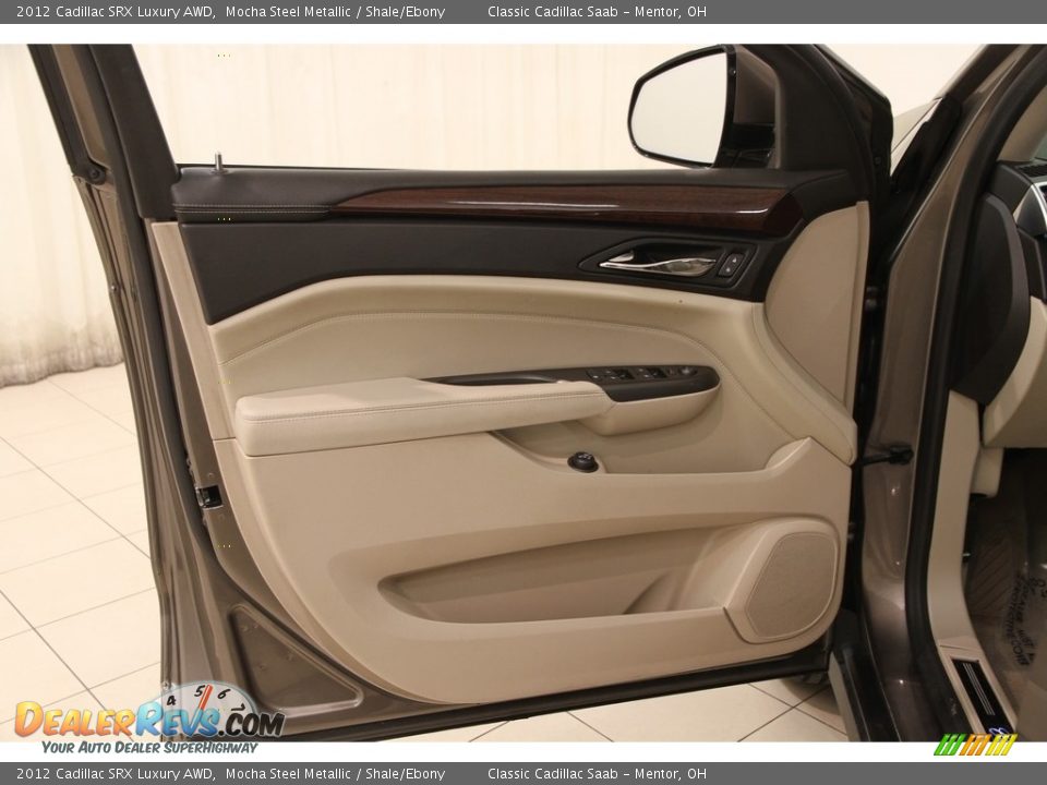 2012 Cadillac SRX Luxury AWD Mocha Steel Metallic / Shale/Ebony Photo #4