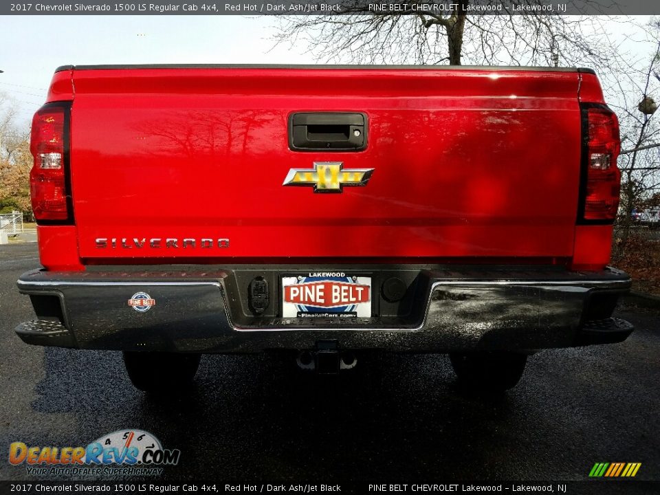 2017 Chevrolet Silverado 1500 LS Regular Cab 4x4 Red Hot / Dark Ash/Jet Black Photo #5