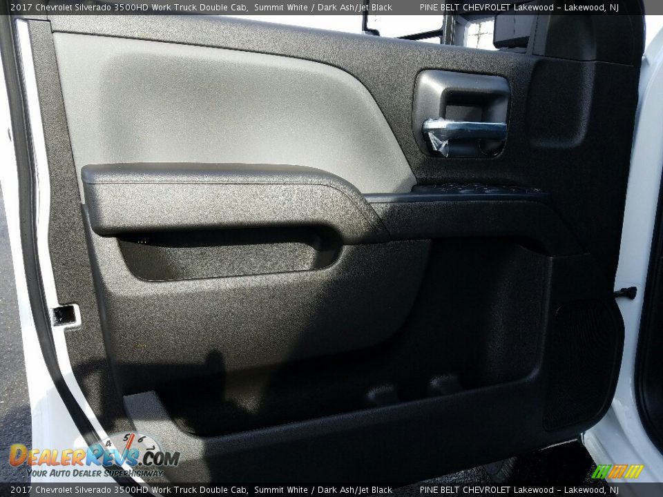 2017 Chevrolet Silverado 3500HD Work Truck Double Cab Summit White / Dark Ash/Jet Black Photo #6