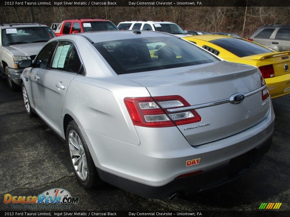 2013 Ford Taurus Limited Ingot Silver Metallic / Charcoal Black Photo #5