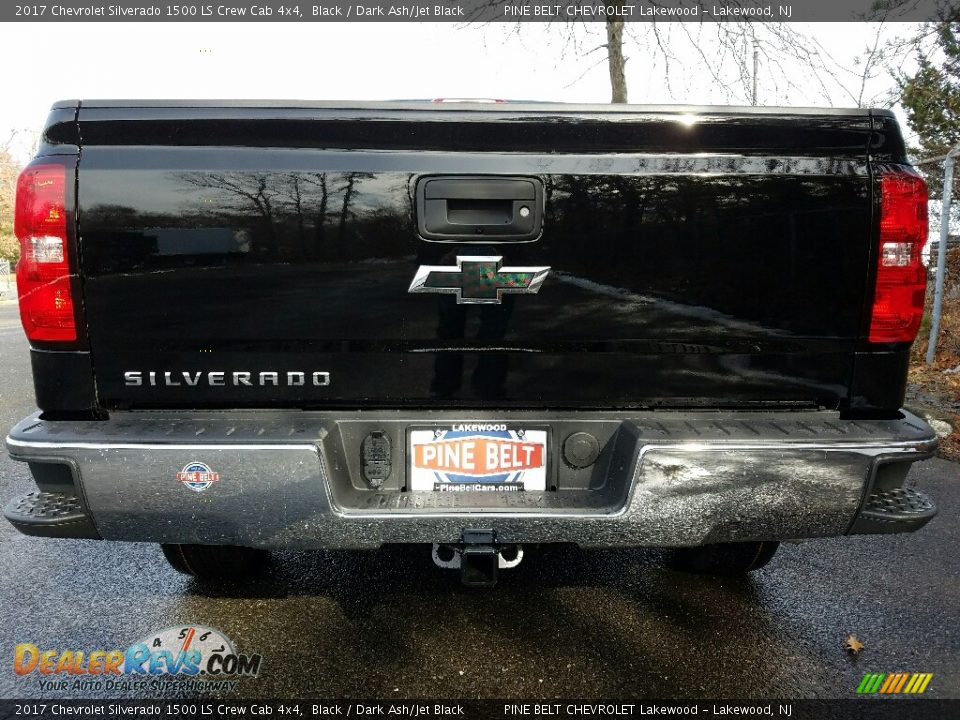 2017 Chevrolet Silverado 1500 LS Crew Cab 4x4 Black / Dark Ash/Jet Black Photo #5