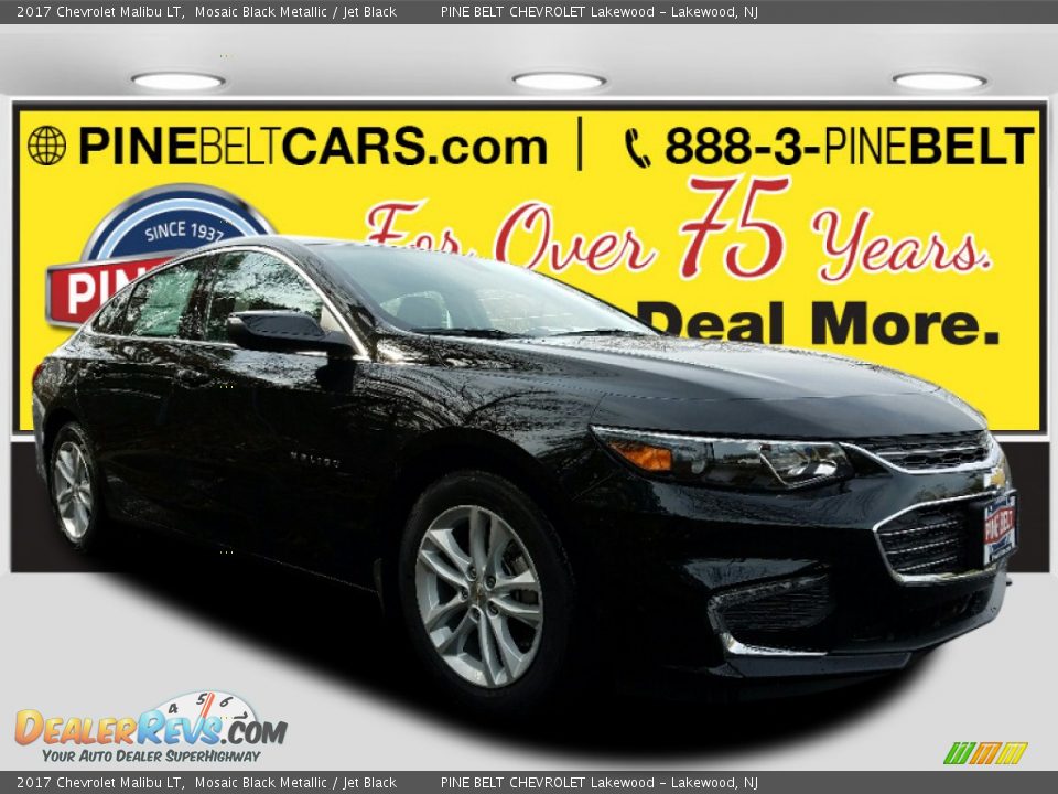 2017 Chevrolet Malibu LT Mosaic Black Metallic / Jet Black Photo #1