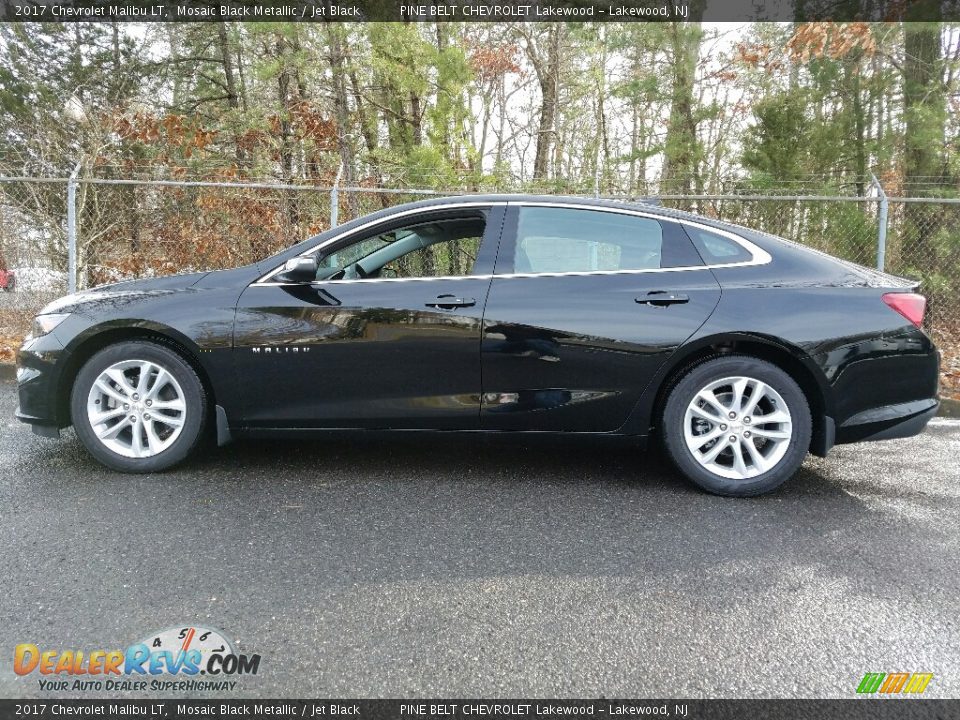 2017 Chevrolet Malibu LT Mosaic Black Metallic / Jet Black Photo #3