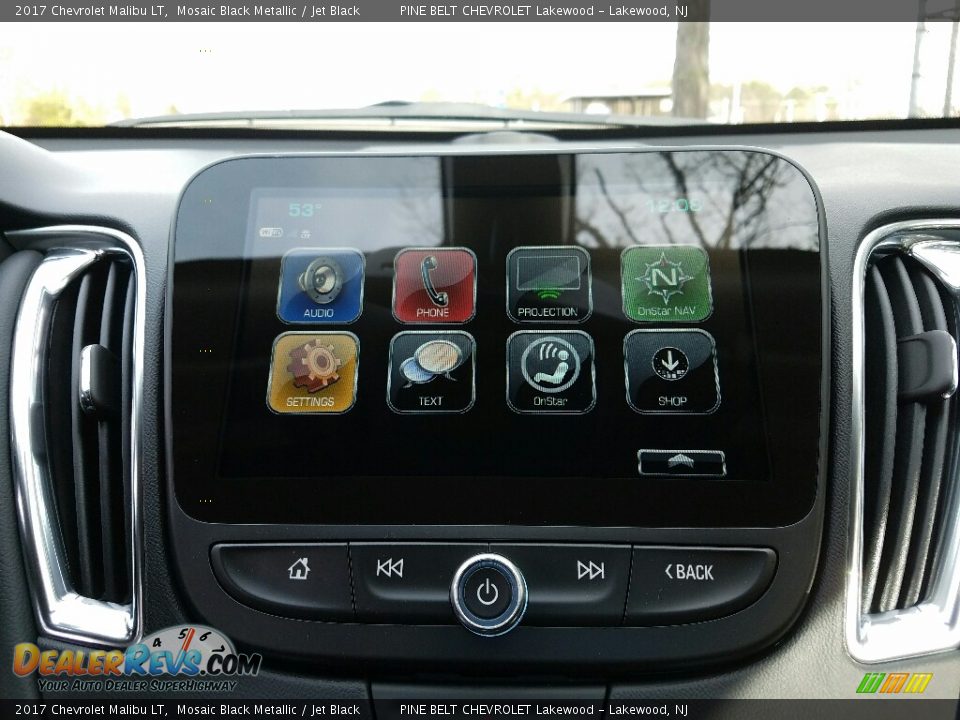 2017 Chevrolet Malibu LT Mosaic Black Metallic / Jet Black Photo #10