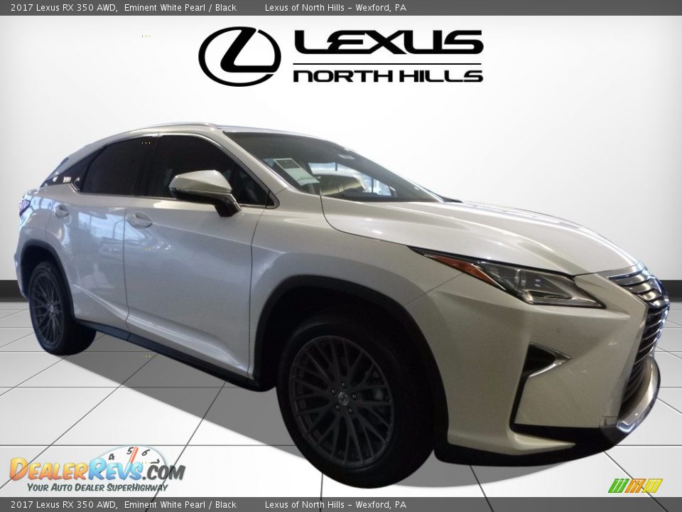 2017 Lexus RX 350 AWD Eminent White Pearl / Black Photo #1