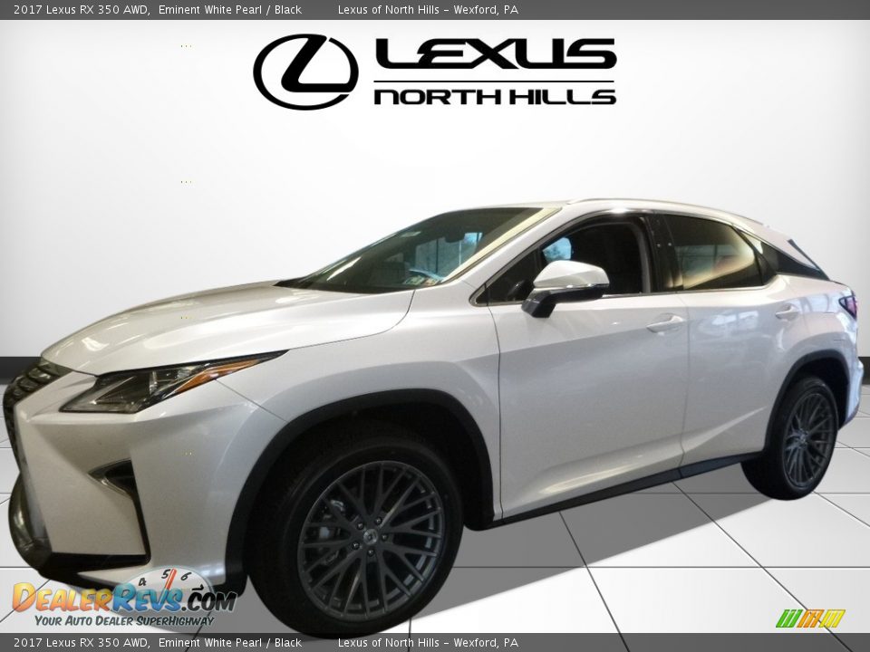 2017 Lexus RX 350 AWD Eminent White Pearl / Black Photo #4