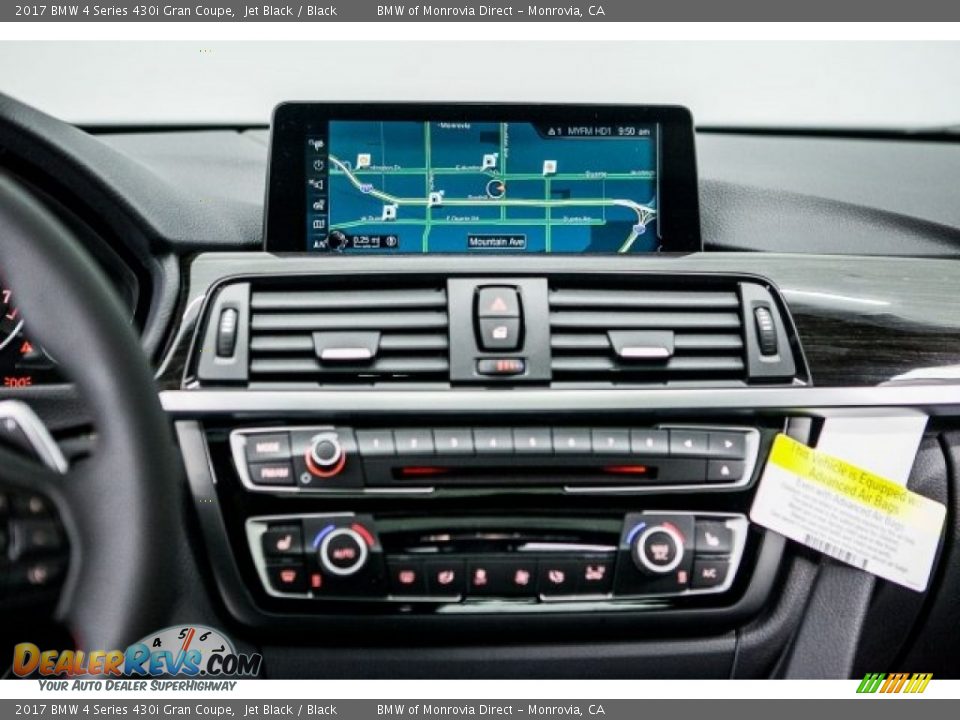 2017 BMW 4 Series 430i Gran Coupe Jet Black / Black Photo #5