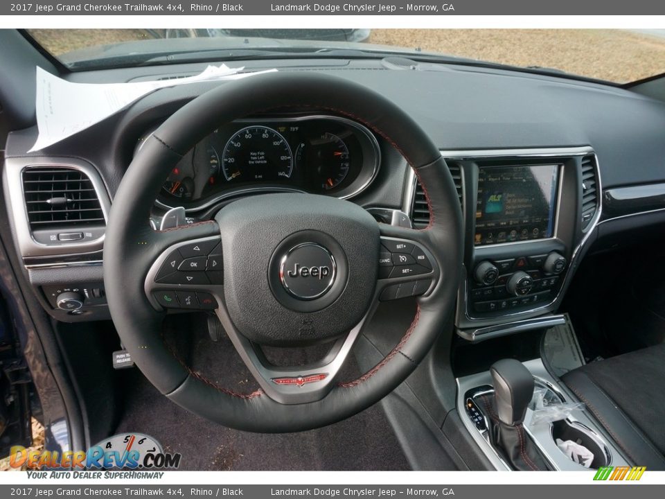 2017 Jeep Grand Cherokee Trailhawk 4x4 Rhino / Black Photo #6