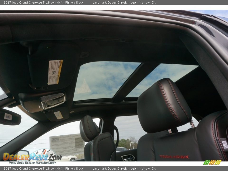 2017 Jeep Grand Cherokee Trailhawk 4x4 Rhino / Black Photo #7