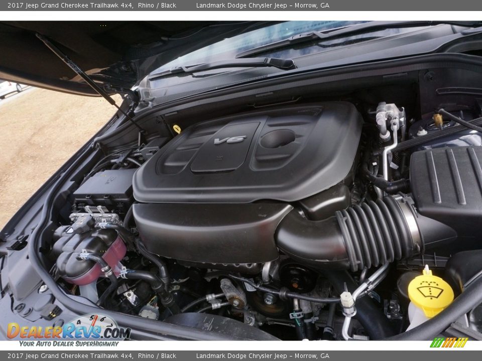 2017 Jeep Grand Cherokee Trailhawk 4x4 Rhino / Black Photo #8