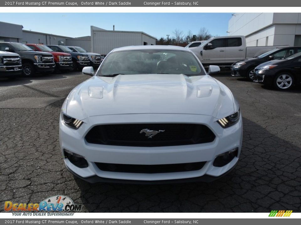 2017 Ford Mustang GT Premium Coupe Oxford White / Dark Saddle Photo #4