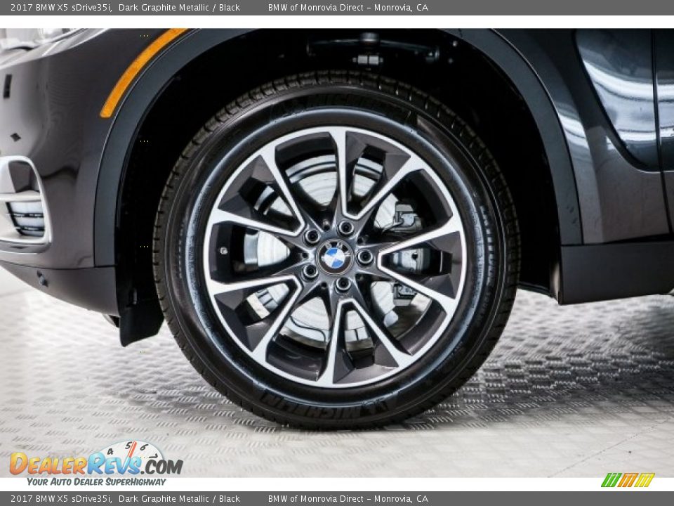 2017 BMW X5 sDrive35i Dark Graphite Metallic / Black Photo #9