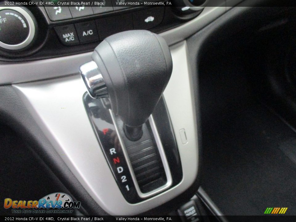 2012 Honda CR-V EX 4WD Crystal Black Pearl / Black Photo #15