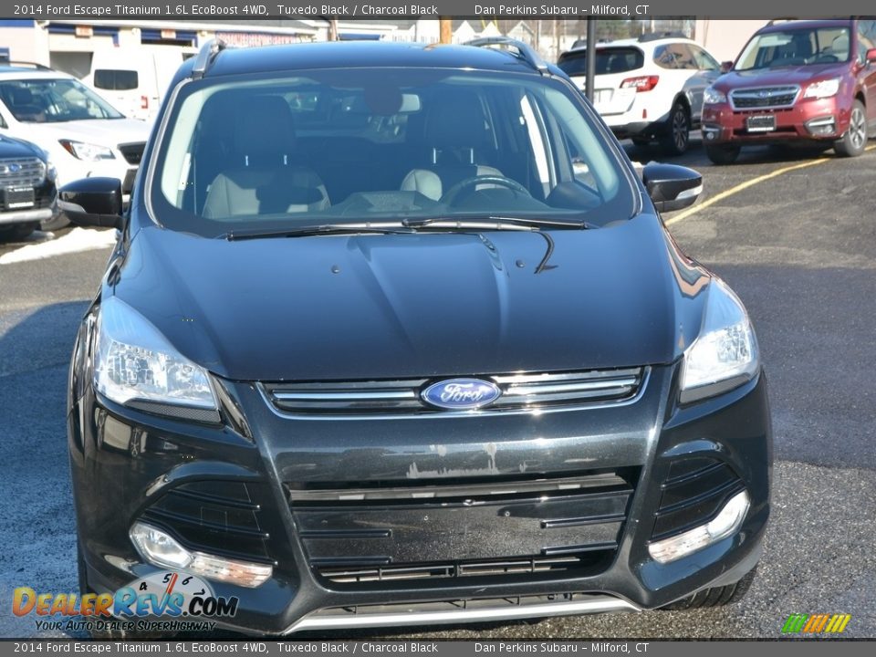 2014 Ford Escape Titanium 1.6L EcoBoost 4WD Tuxedo Black / Charcoal Black Photo #2