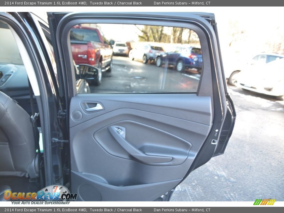 2014 Ford Escape Titanium 1.6L EcoBoost 4WD Tuxedo Black / Charcoal Black Photo #20