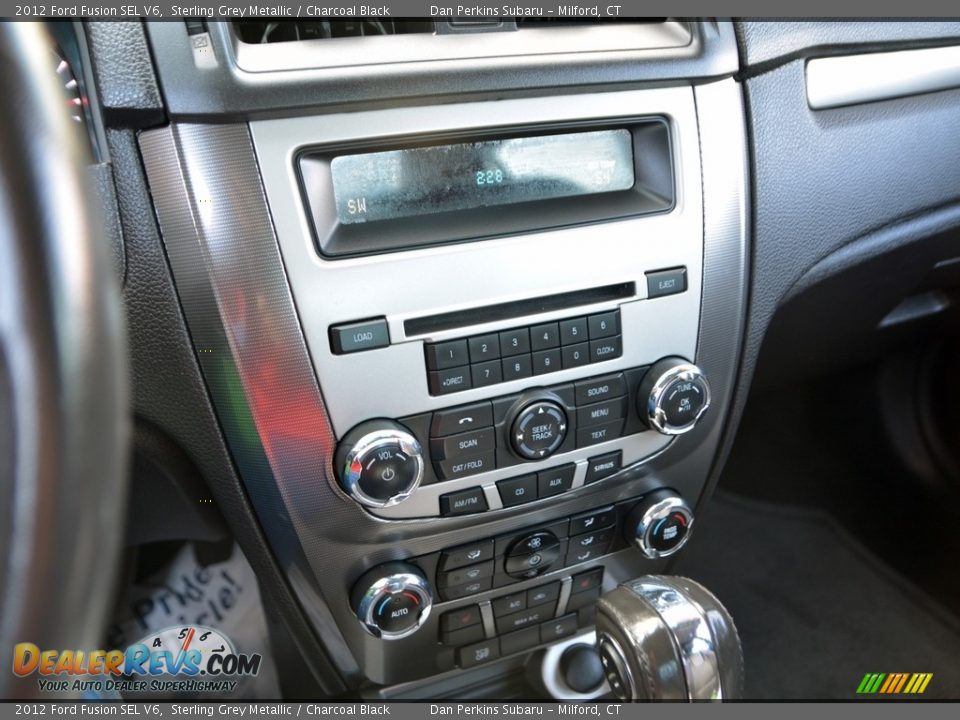 2012 Ford Fusion SEL V6 Sterling Grey Metallic / Charcoal Black Photo #11