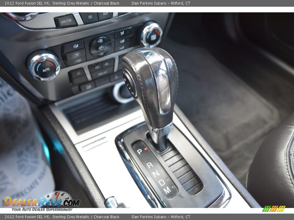 2012 Ford Fusion SEL V6 Sterling Grey Metallic / Charcoal Black Photo #12