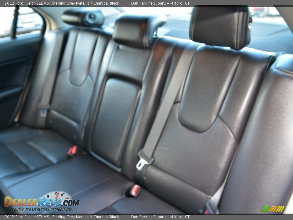2012 Ford Fusion SEL V6 Sterling Grey Metallic / Charcoal Black Photo #15
