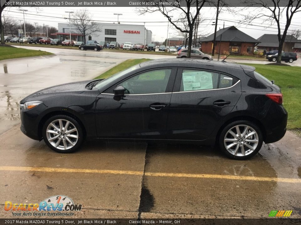 2017 Mazda MAZDA3 Touring 5 Door Jet Black Mica / Black Photo #2
