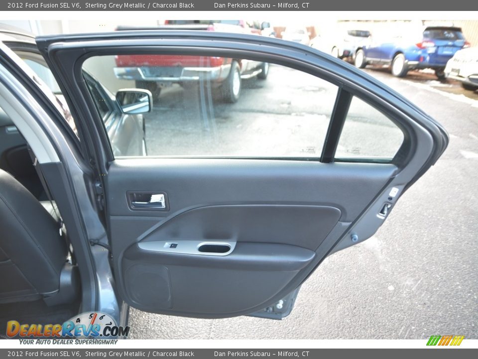 2012 Ford Fusion SEL V6 Sterling Grey Metallic / Charcoal Black Photo #17