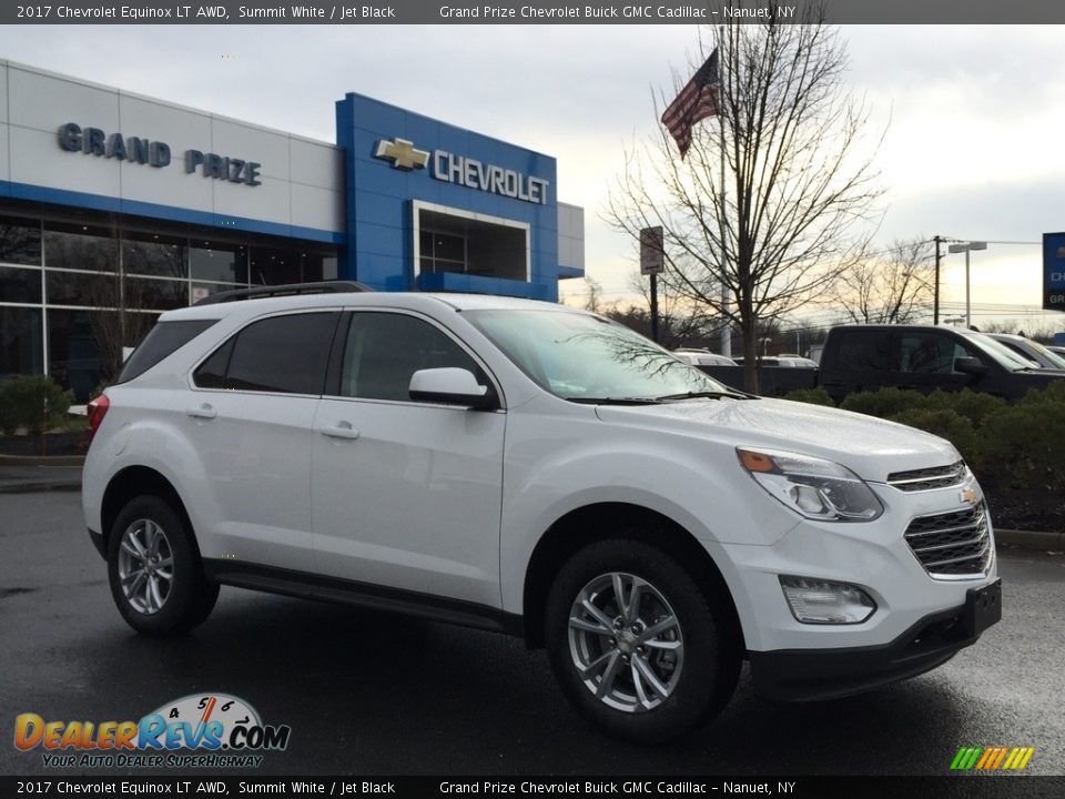 2017 Chevrolet Equinox LT AWD Summit White / Jet Black Photo #3