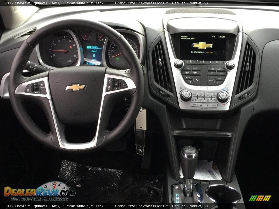 2017 Chevrolet Equinox LT AWD Summit White / Jet Black Photo #8