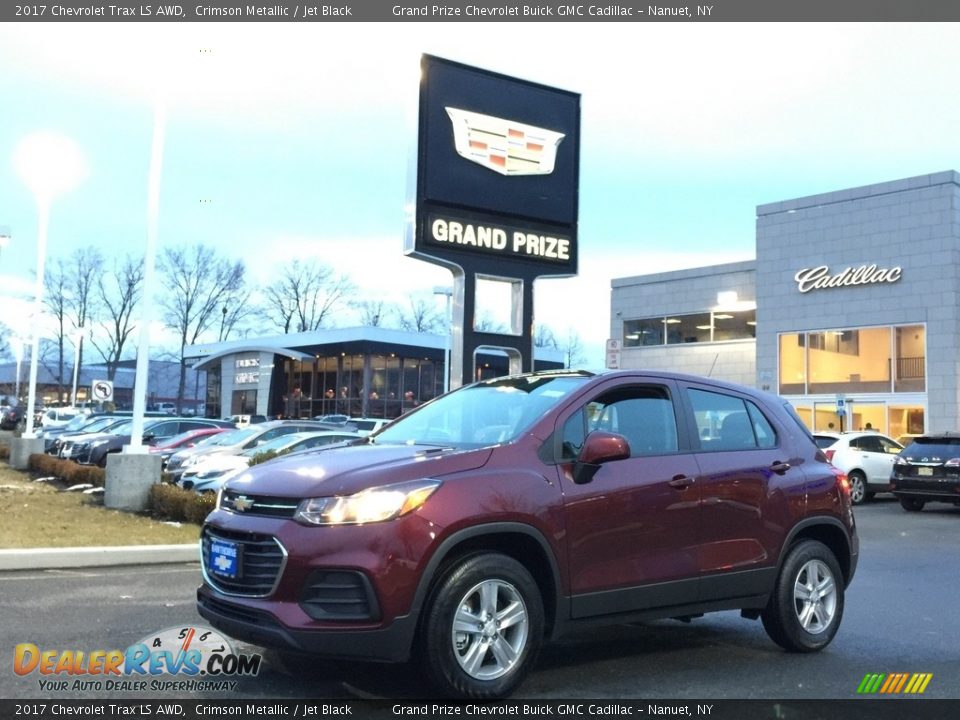 2017 Chevrolet Trax LS AWD Crimson Metallic / Jet Black Photo #1