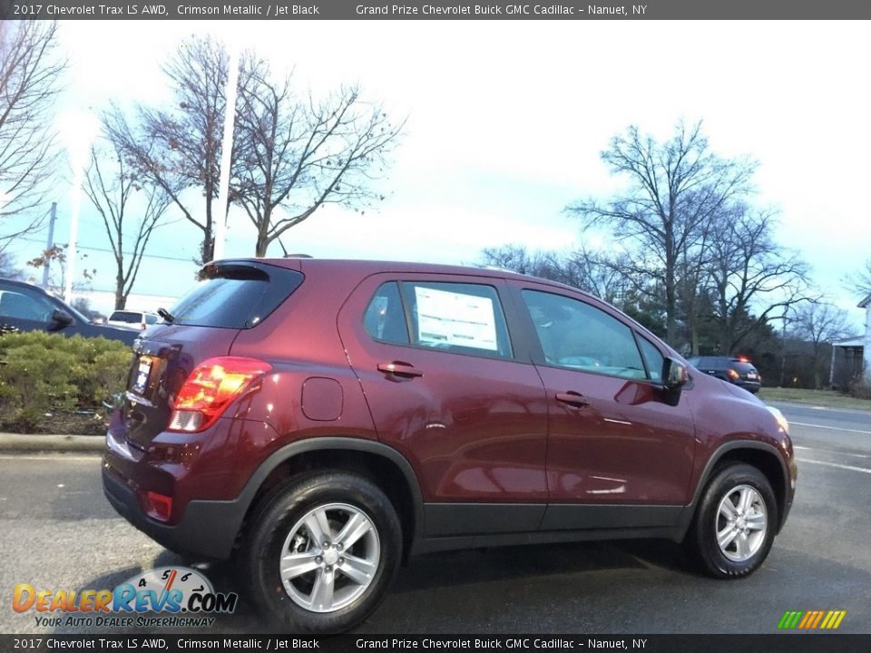 2017 Chevrolet Trax LS AWD Crimson Metallic / Jet Black Photo #4