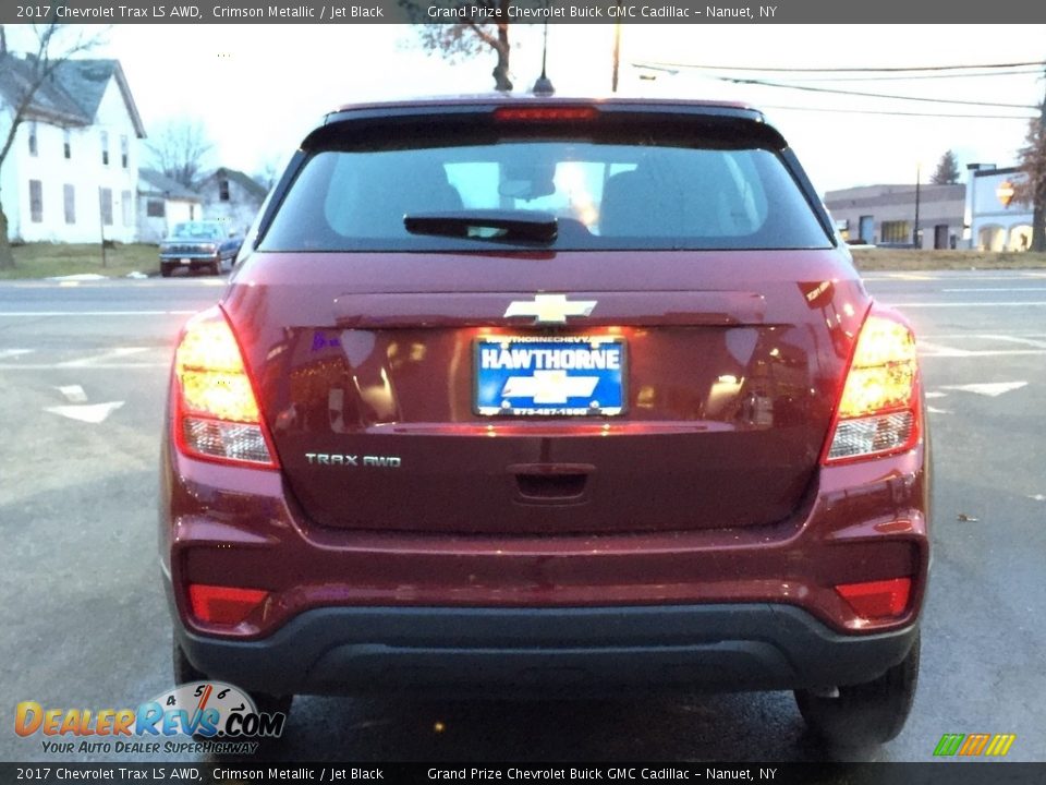 2017 Chevrolet Trax LS AWD Crimson Metallic / Jet Black Photo #5