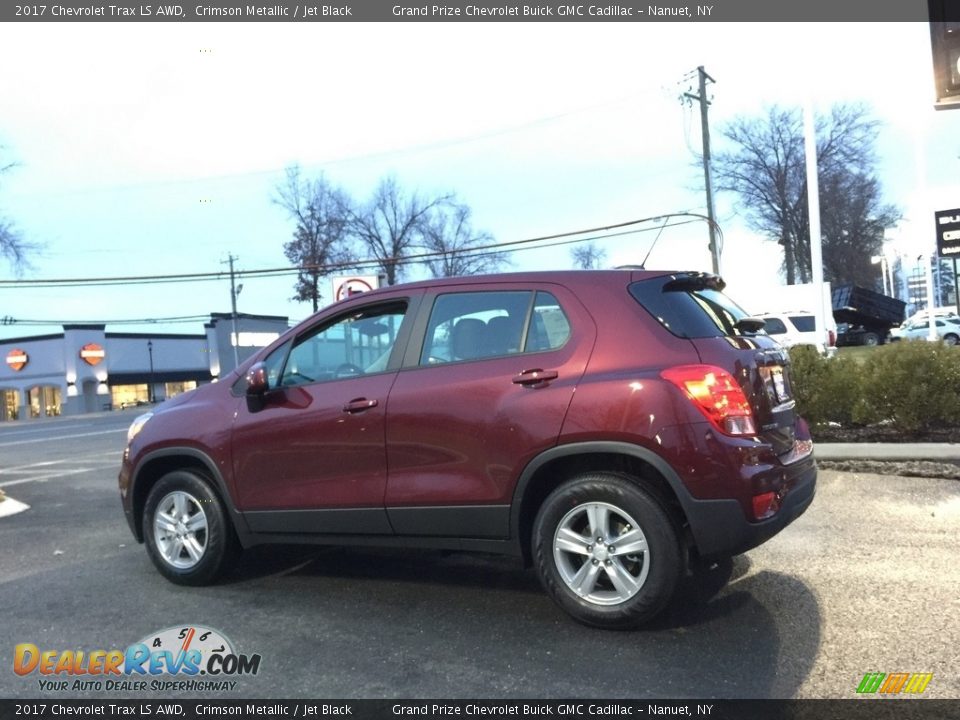 2017 Chevrolet Trax LS AWD Crimson Metallic / Jet Black Photo #6