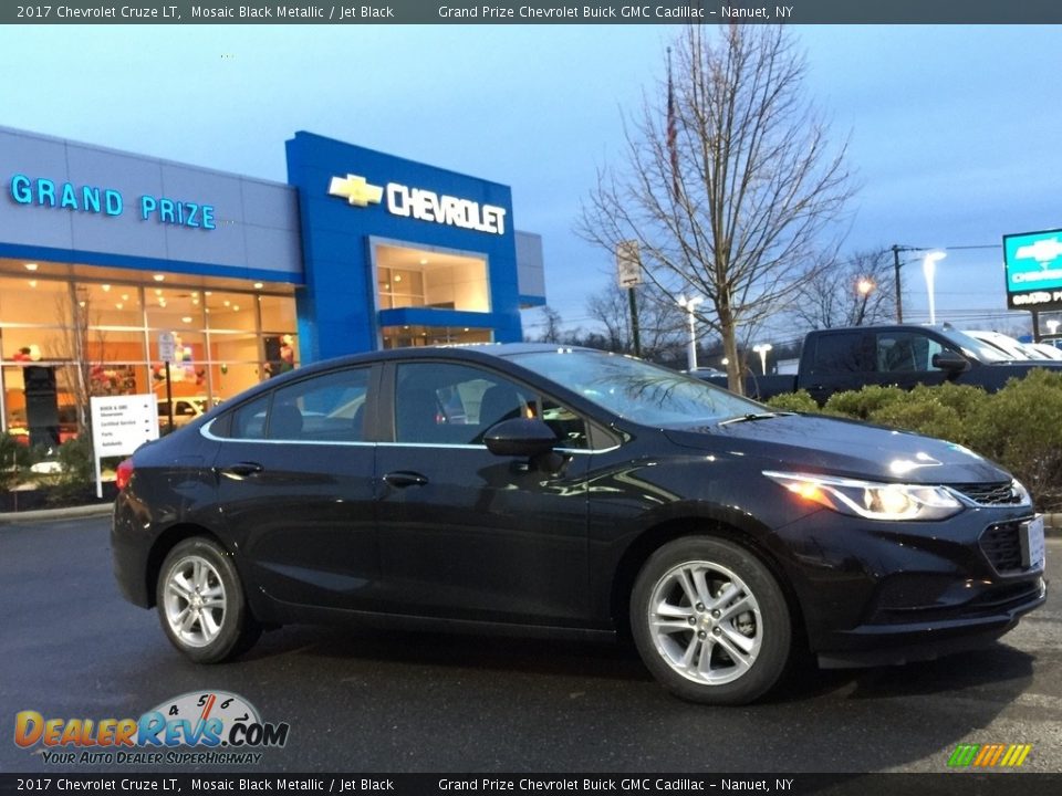 2017 Chevrolet Cruze LT Mosaic Black Metallic / Jet Black Photo #3