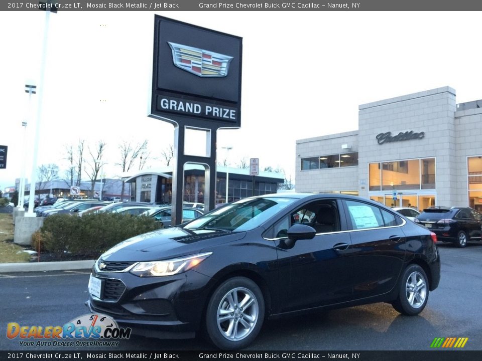 2017 Chevrolet Cruze LT Mosaic Black Metallic / Jet Black Photo #1