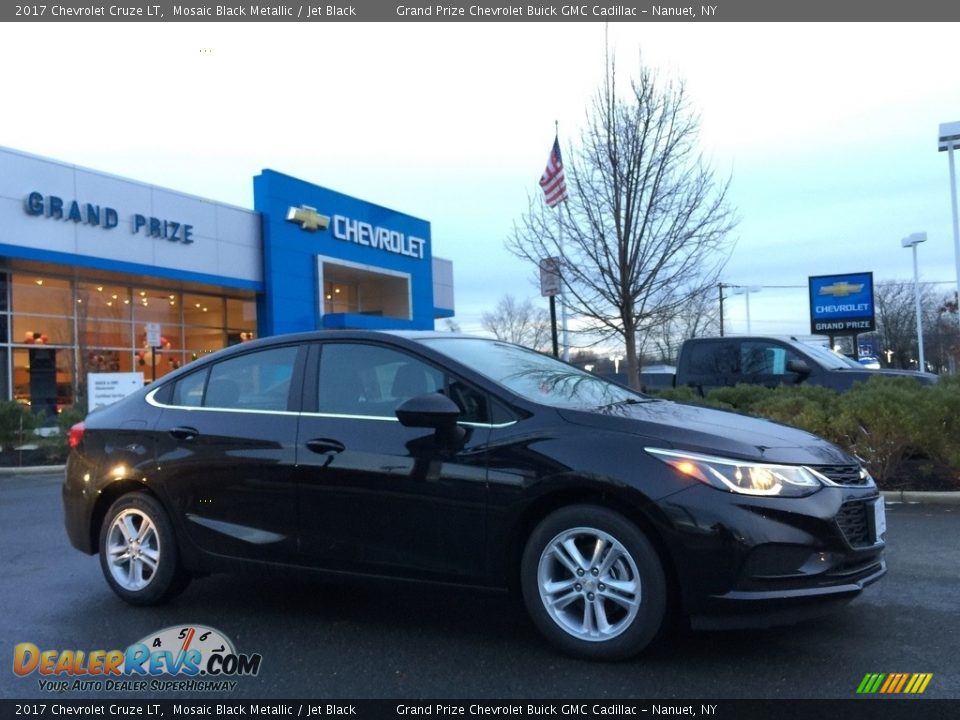2017 Chevrolet Cruze LT Mosaic Black Metallic / Jet Black Photo #3