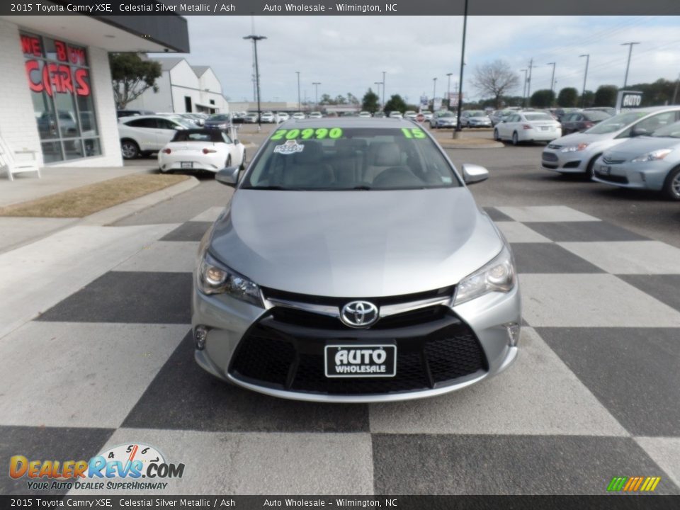 2015 Toyota Camry XSE Celestial Silver Metallic / Ash Photo #2