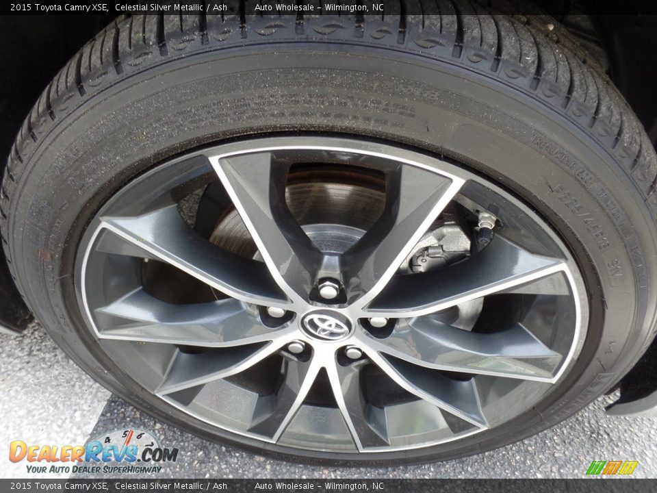 2015 Toyota Camry XSE Celestial Silver Metallic / Ash Photo #7