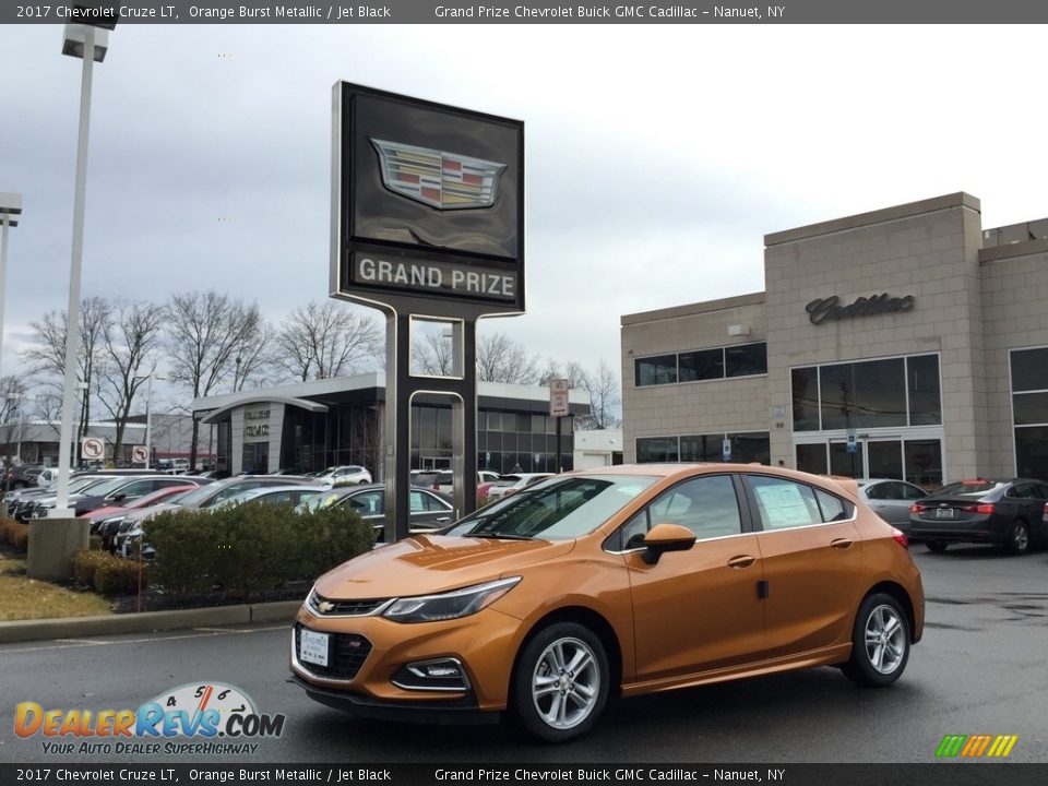 2017 Chevrolet Cruze LT Orange Burst Metallic / Jet Black Photo #1