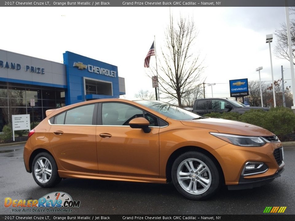 2017 Chevrolet Cruze LT Orange Burst Metallic / Jet Black Photo #3