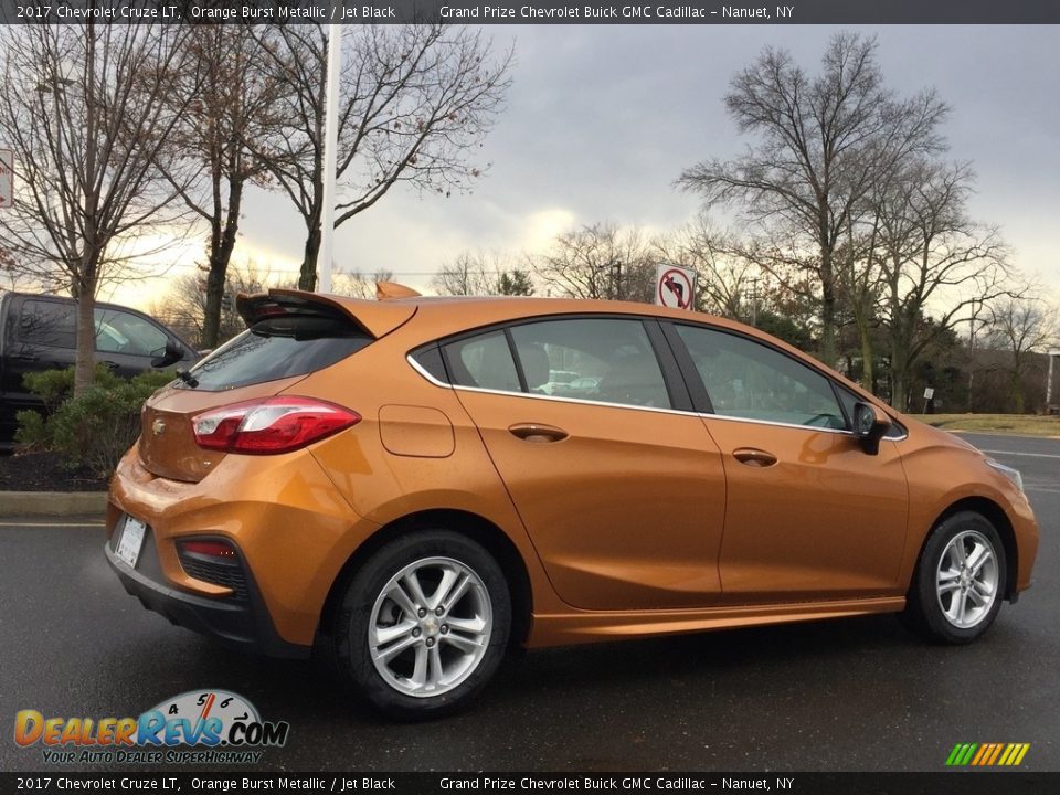 2017 Chevrolet Cruze LT Orange Burst Metallic / Jet Black Photo #4