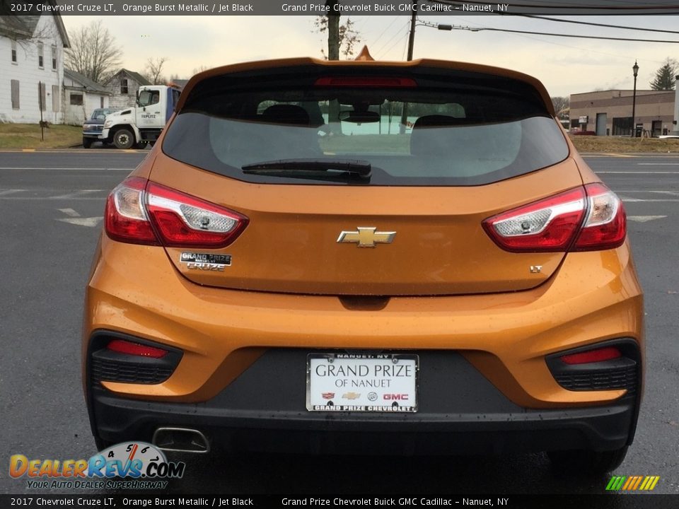2017 Chevrolet Cruze LT Orange Burst Metallic / Jet Black Photo #5