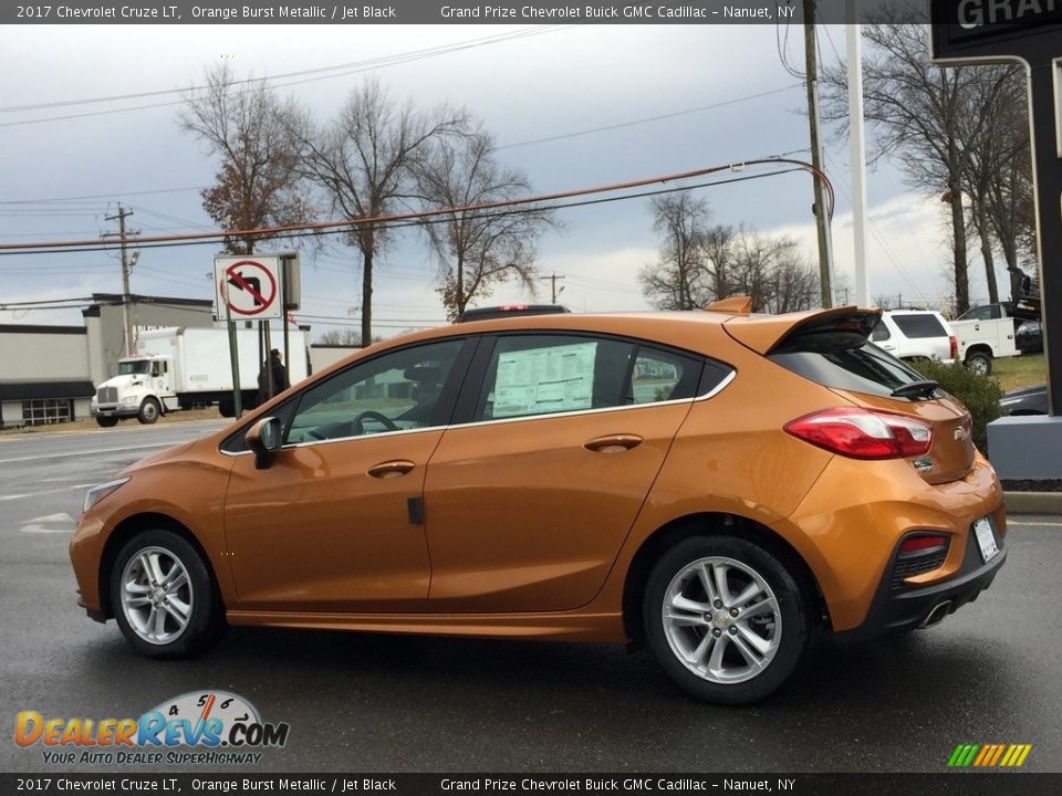 2017 Chevrolet Cruze LT Orange Burst Metallic / Jet Black Photo #6